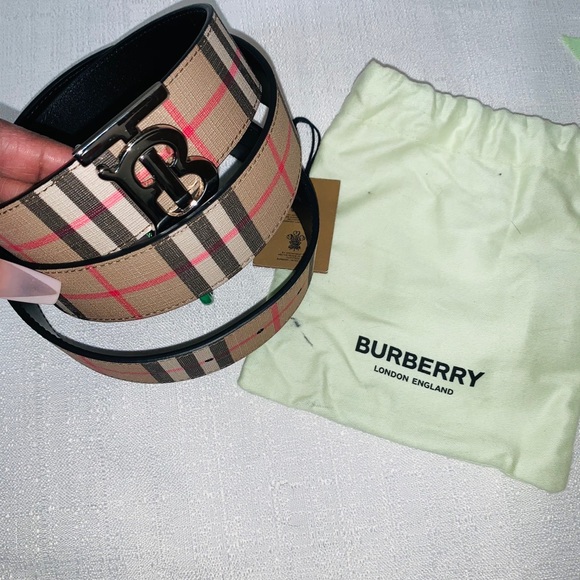 Reversible Monogram Motif Vintage Check Belt - Picture 2 of 3